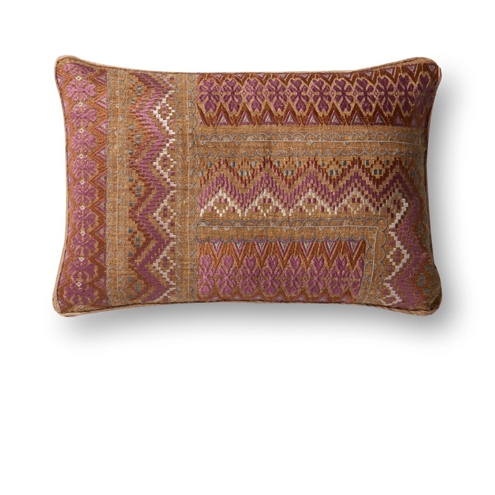 Loloi Pillows PO497 Pink / Rust
13" × 21" Cover Only